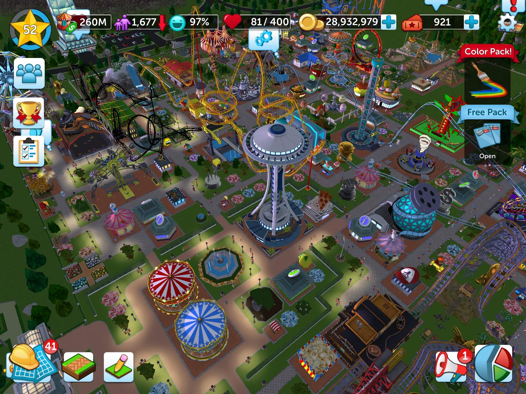 Roller Coaster Tycoon screenshot